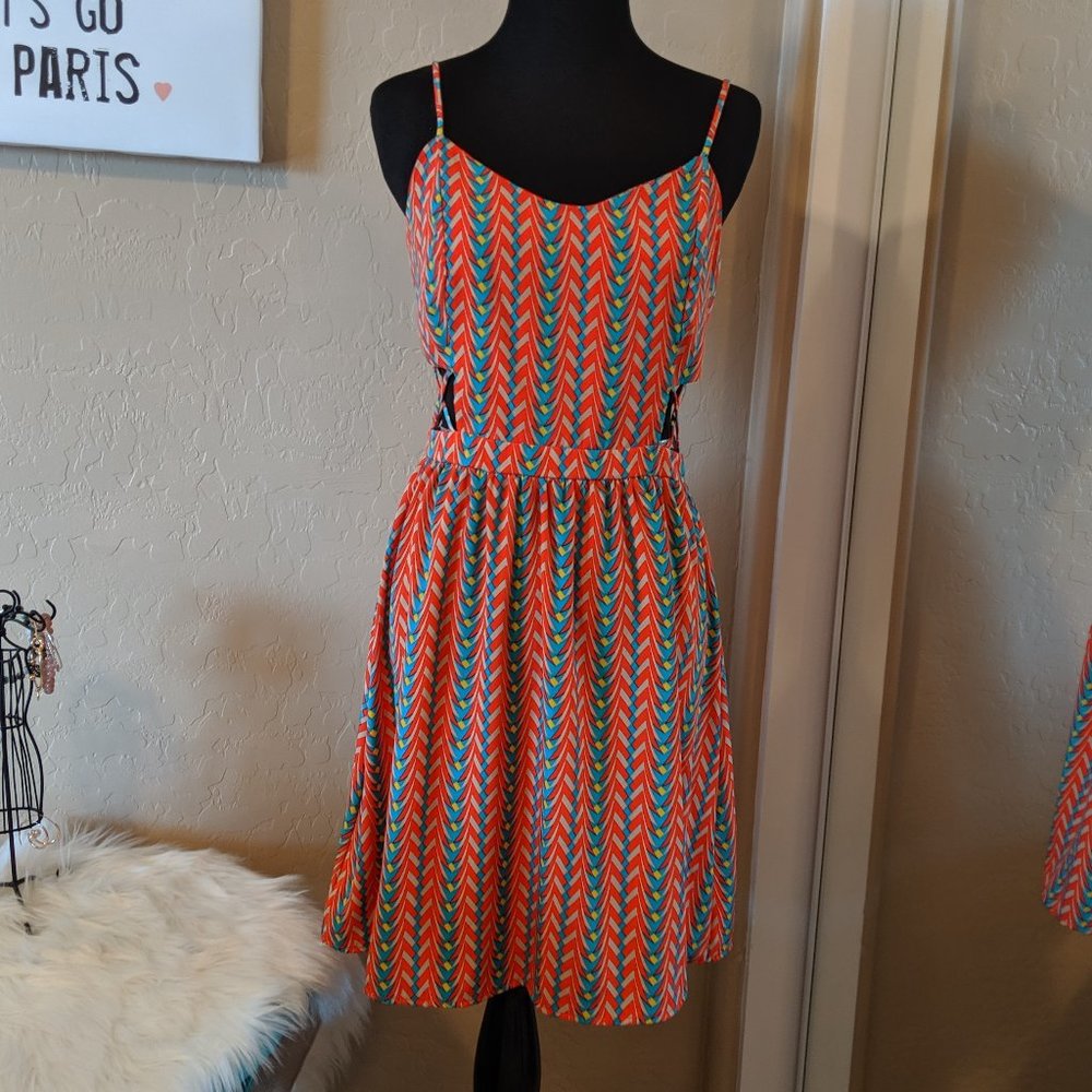 3/$20 / Soprano Chevron Print Dress